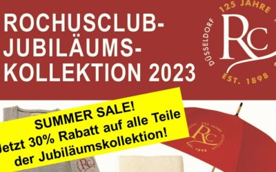 JETZT: 30% auf die Rochusclub Jubiläums-Kollektion