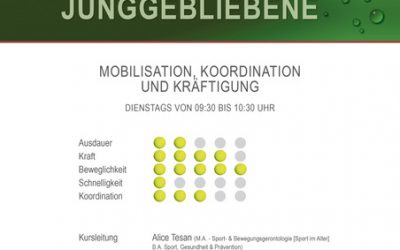 Neues Kursangebot: Ganzkörpertraining für Junggebliebene