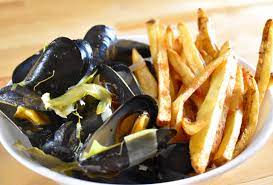 Traditionelle "Moules-Frittes"