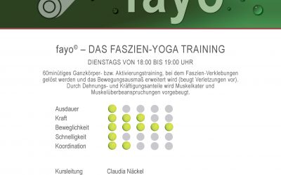 Kostenlose Schnupperstunde Faszien-Training