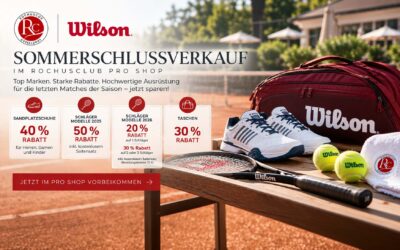 Sommerschlussverkauf im ROCHUSCLUB Pro Shop